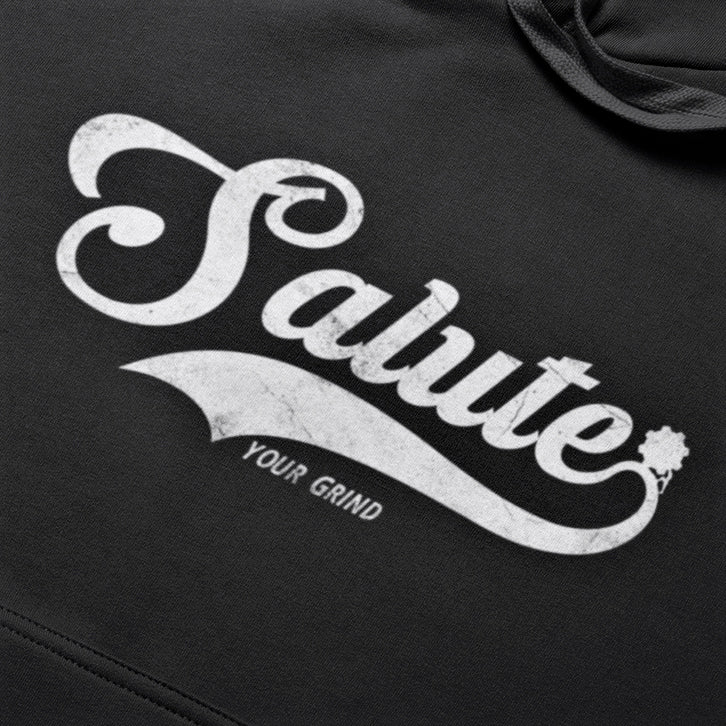 SALUTE (your grind) RAGLAN HOODIE