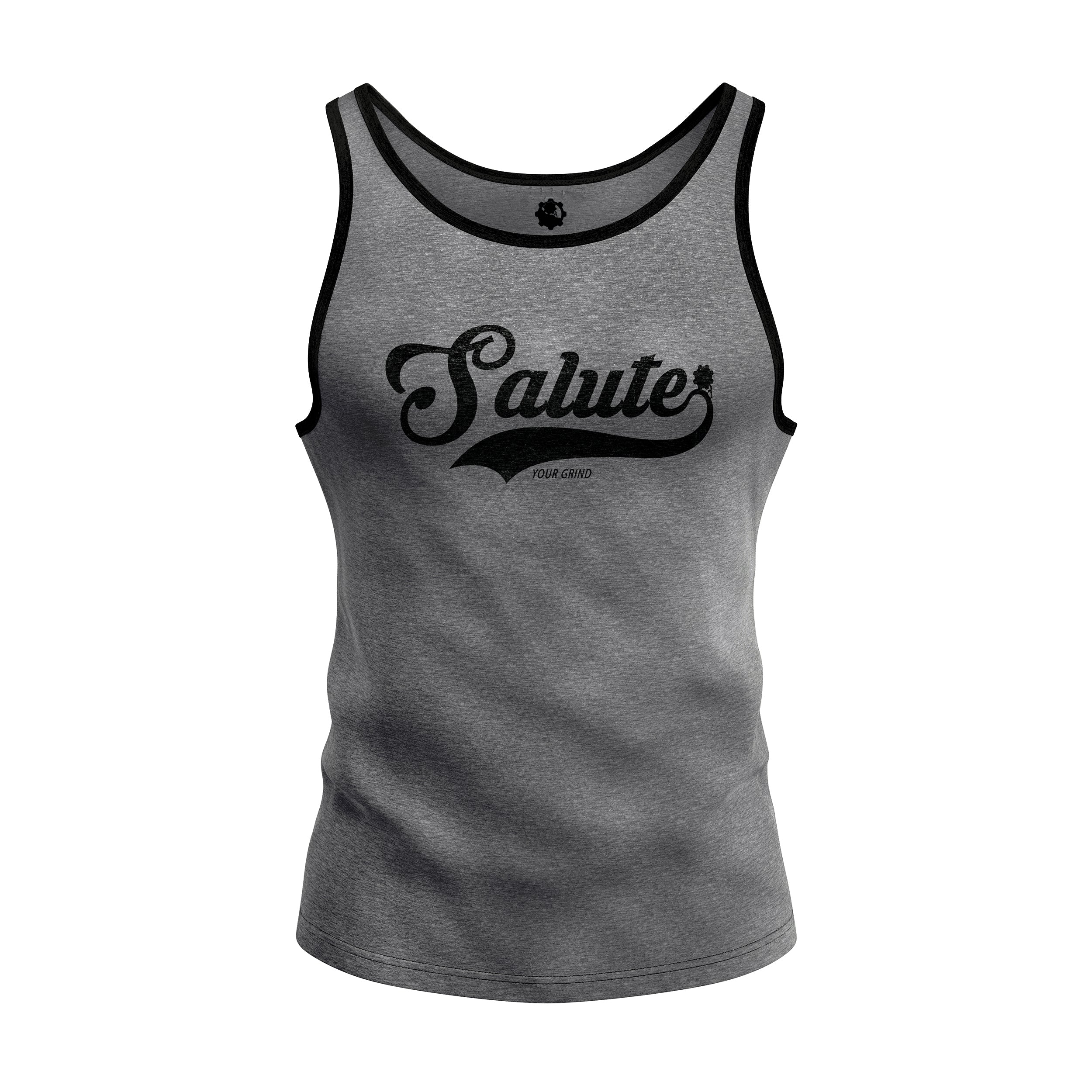 Salute Your Grind Tank (Coal Grey)